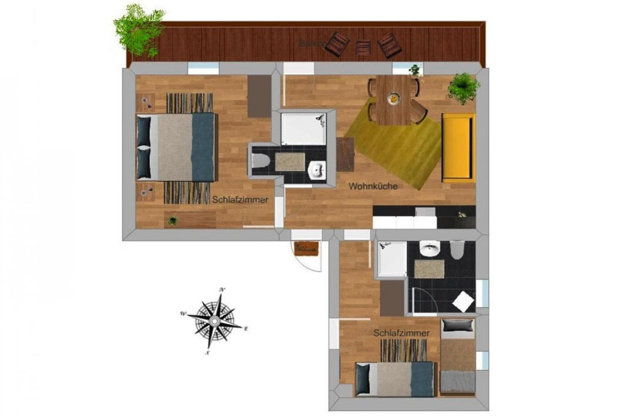 Flat In Krimml With A Balcony Exterior foto
